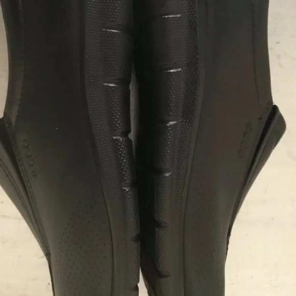 ECCO Babett Leather Slip on  Black  Casual Loafer Shoes Black SZ 10 M - Picture 7 of 14